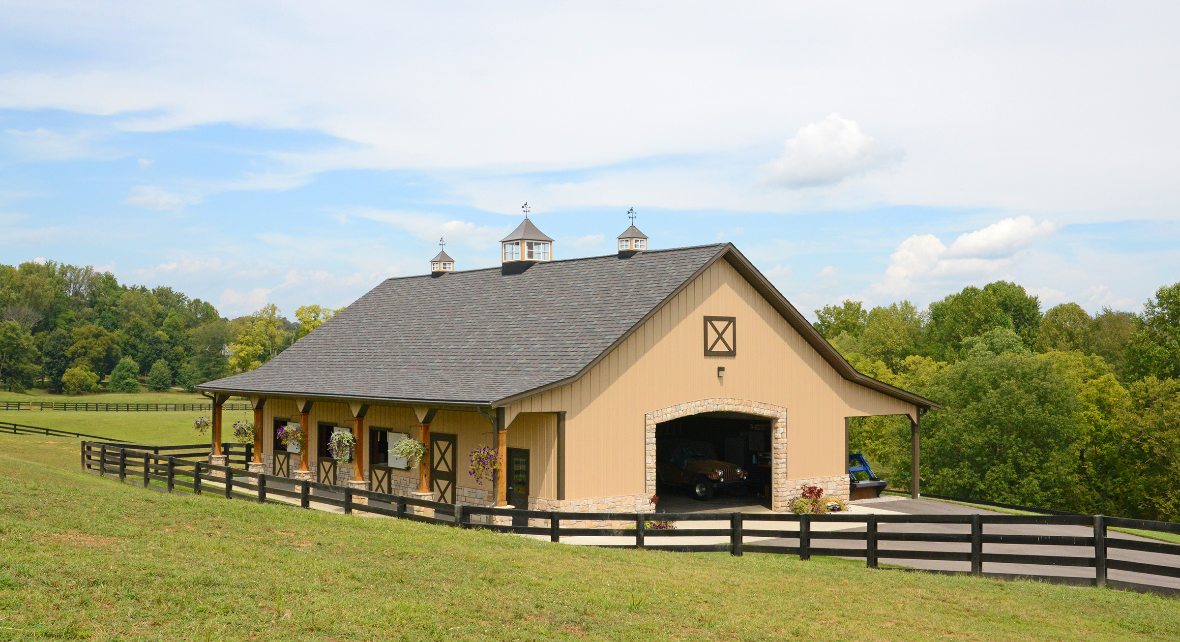 Horse Barn and Stables